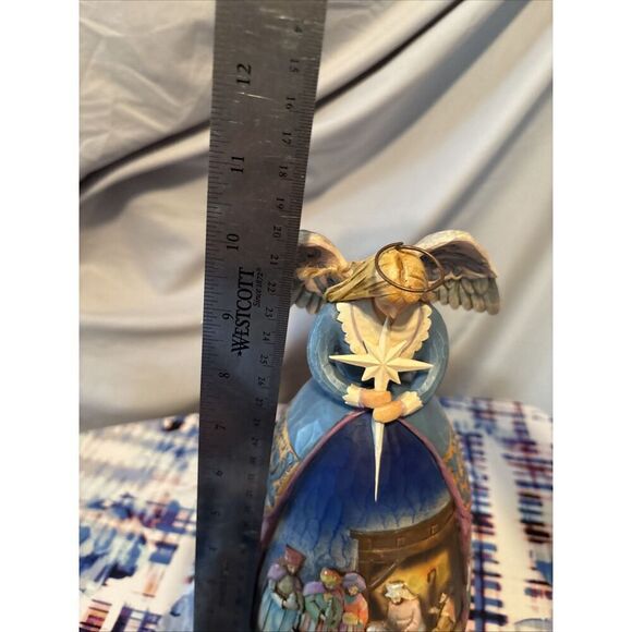 Jim Shore Heartwood Creek A Star Shall Guide Us Angel Nativity 2005 “No Box” - Picture 2 of 14